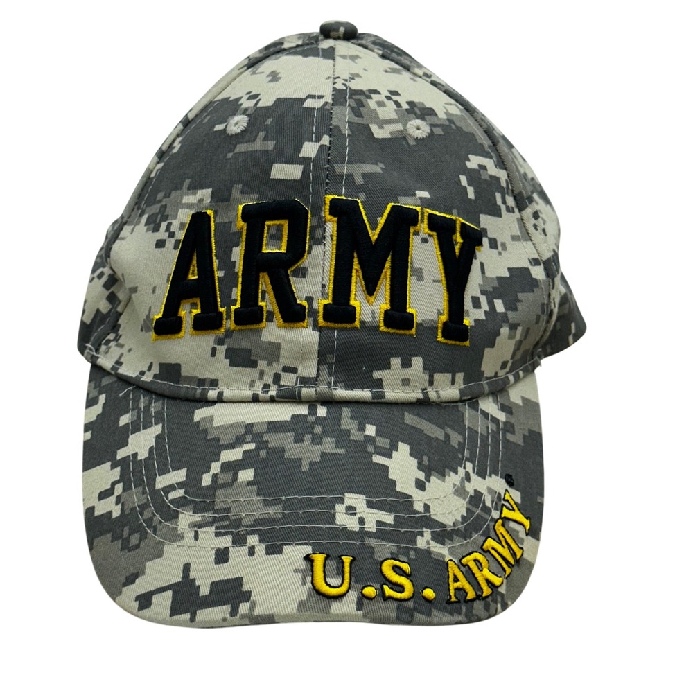 US Army Hat Digital Camouflage Baseball Cap Embroidered Military United States‎